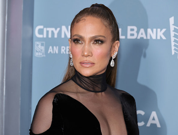 Jennifer Lopez attends the "Halftime" Premiere during the Tribeca Festival Opening Night on June 08, 2022 in New York City.