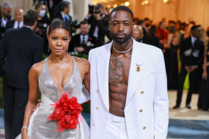 Gabrielle Union and Dwyane Wade attend The 2022 Met Gala Celebrating "In America: An Anthology of Fashion" at The Metropolitan Museum of Art on May 02, 2022 in New York City.
