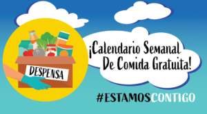 Calendario Semana de Comida Gratuita #EstamosContigo_Imgen de despensa con comida