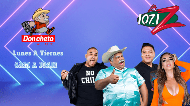 PURPLE BACKGROUND DON CHETO SHOW JOCKS