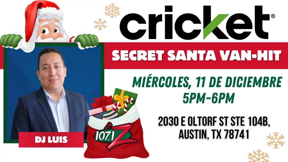 DJ Luis - Cricket wireless - secret santa van-hit