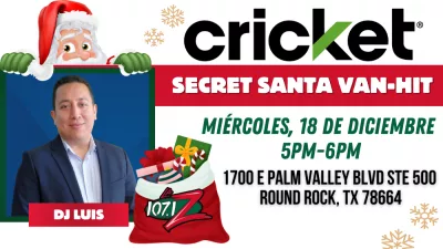 DJ Luis desde Cricket Wireless con Secret Santa