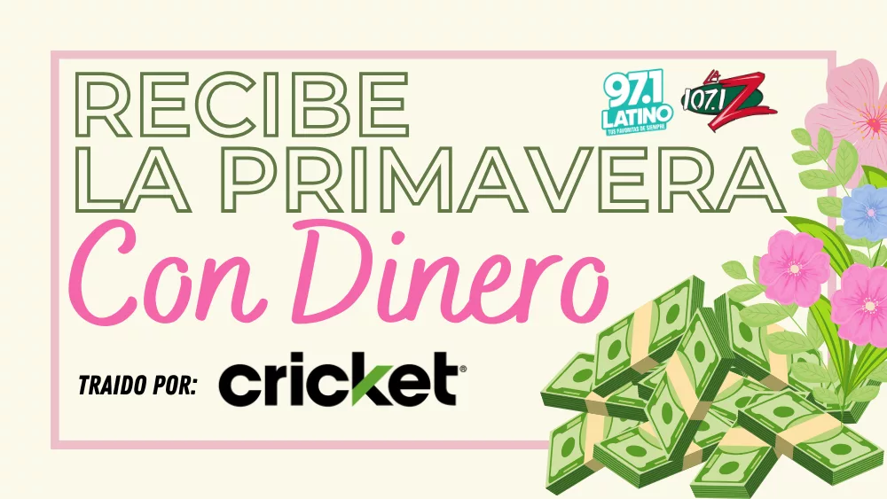 Recibe La Primavera con Dinero Traido a ti por Cricket Wireless