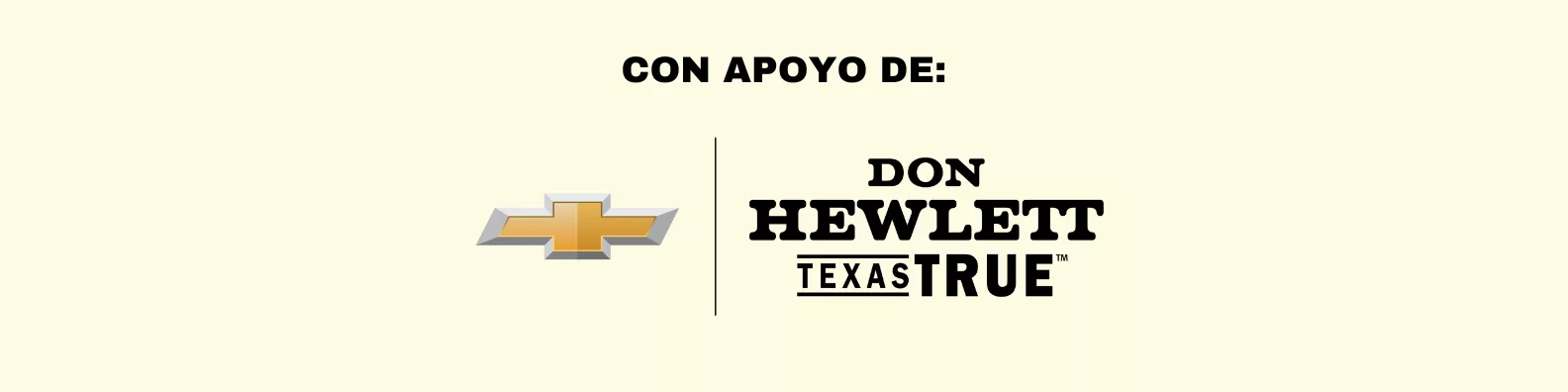 Don Hewlett - con apoyo de