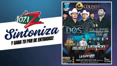 Sintoniza para Ganar Boletos para Los Dos de Tamaulipas