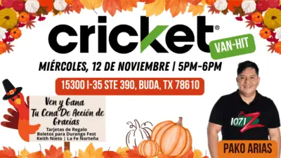 Cricket Wireless Van Hit 11.12.25