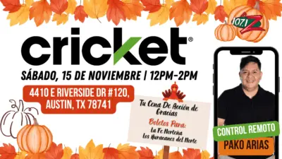 Cricket Wireless Remoto 11.15.25