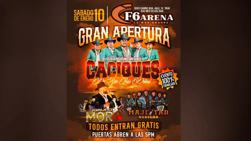 Los Casiques en F6 arena