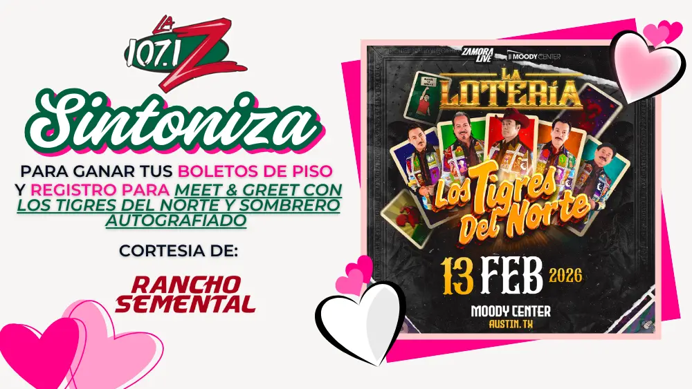 Sintoniza Para Ganar Boletos de Piso y Registro Para Meet & Greet y sombrero autografiado.