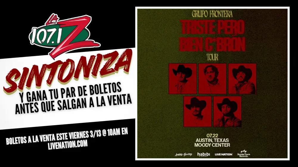 Sintoniza para ganar - boletos para Grupo Frontera
