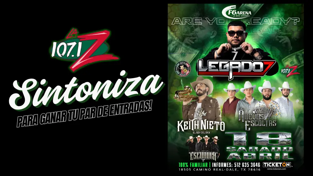 Sintoniza y Gana boletos para Legado 7