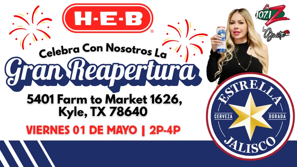 Gran Reapertura en HEB en Kyle con La Guerita