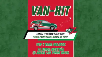 van hit - lunes 8/17 boletos para La Zenda Nortena
