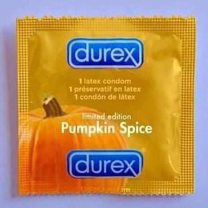 pumpkin spice condom