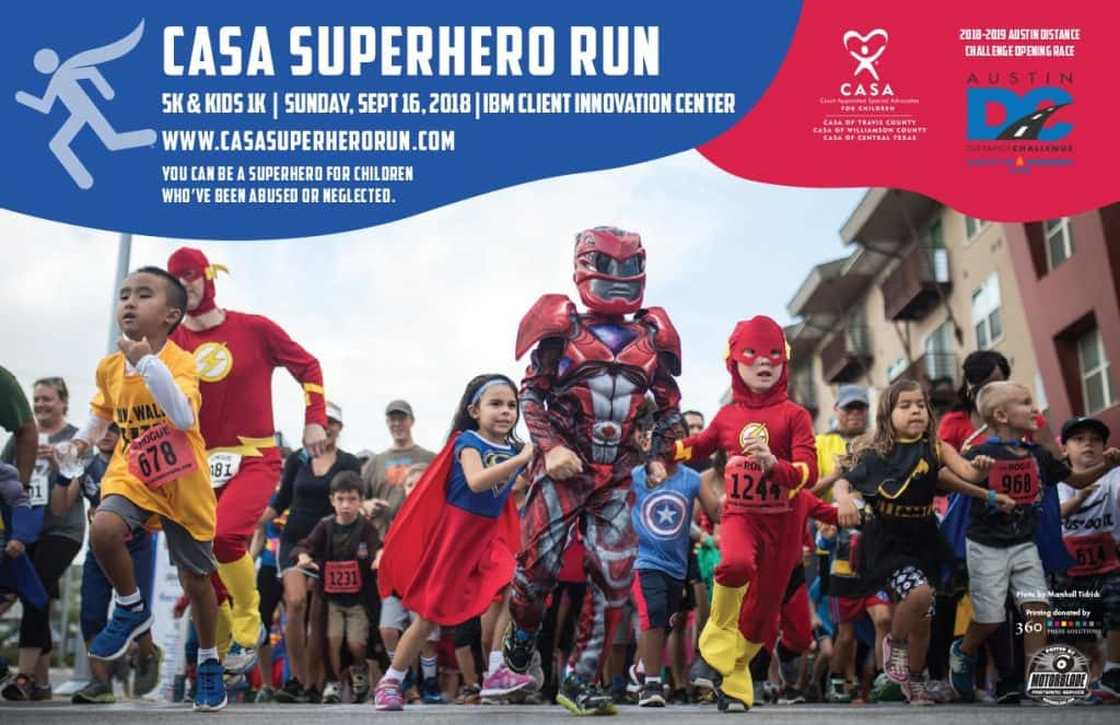 CASA Superhero Run KLBJ Austin, TX