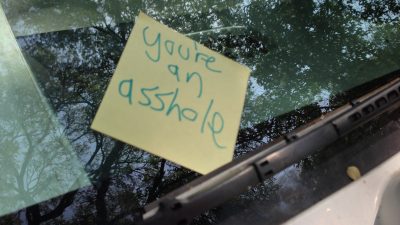 Note to a bad parker