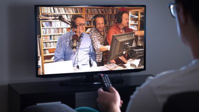 dale bob and matt on a tv