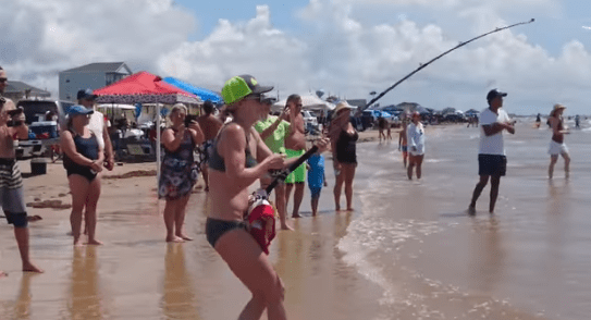 Austin Woman Catches 7-foot-long Shark off Texas Coast. Watch here!