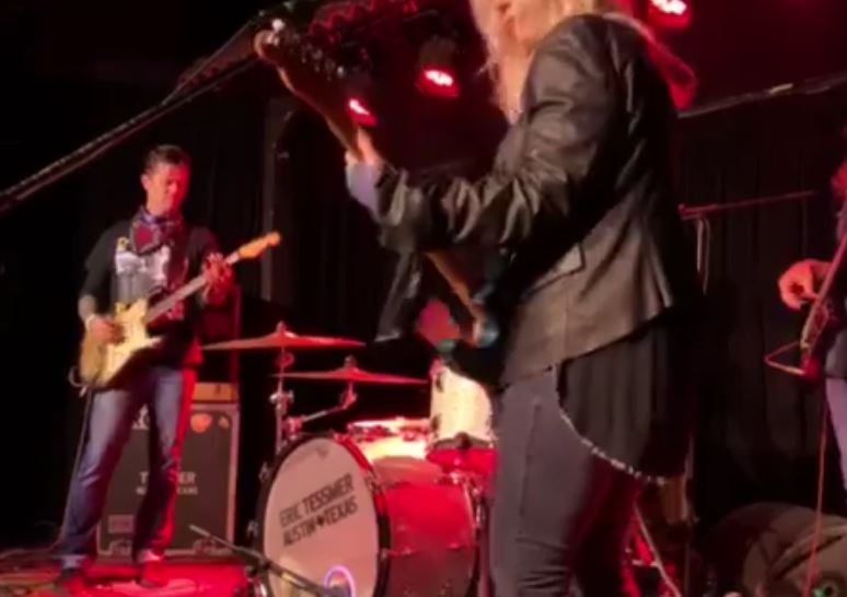 Nancy Wilson Rocks on Stage with Eric Tessmer