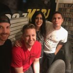 Corbella, August 7, 2018: Corbella in the KLBJ studio