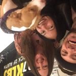 Ulrich and Sabine Ellison with Lauser, December 18, 2018: Ulrich and Sabine Ellison and their dog Lauser with Loris