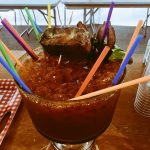 Fishbowl Mary: Go swimming with a steak