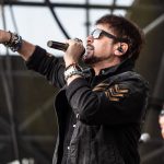 KLJ Rocks The Nutty Brown Featuring Warrant: Singer with microphone up to mouth