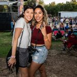 KLBJ Rocks The Nutty Brown Featuring Bob Schneider: two female crowd members posing for a picture