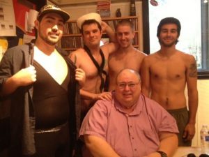 Tom with the Intern Contestants