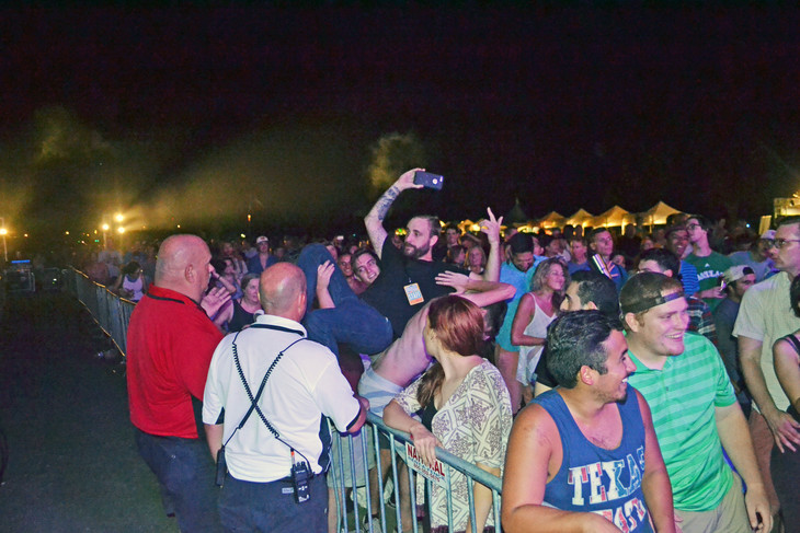 CJ Morgan Crowd Surf Blues on the Green
