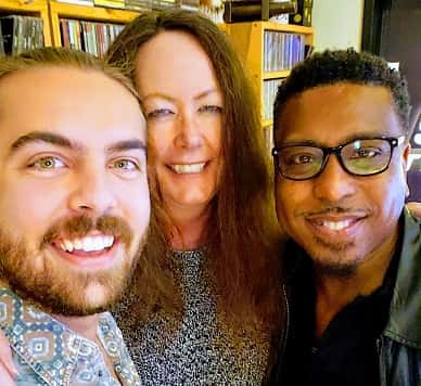 Tomar Williams and Eric Baker with Loris
