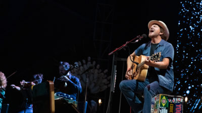 Singer/songwriter and guitarist Eddie Vedder performs live on stage during Ohana Festival at Doheny State Beach on September 28, 2019 in Dana Point, California.