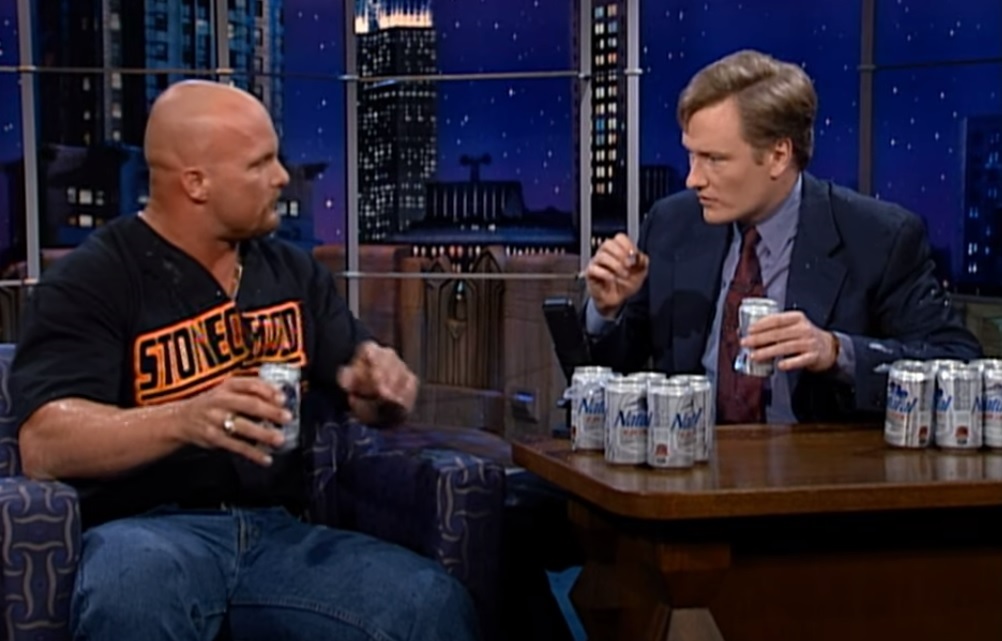 stone cold and conan chug beer