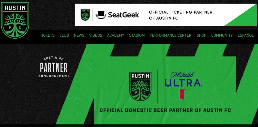 Austin FC website