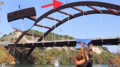 man jumps off bridge