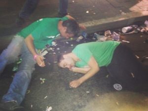 drunks men on 6th street
