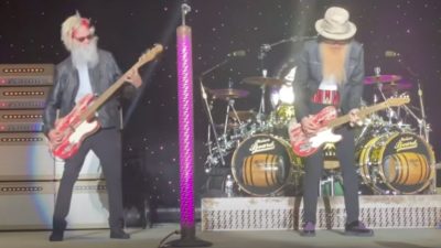 ZZ Top with Elwood Francis on bass
