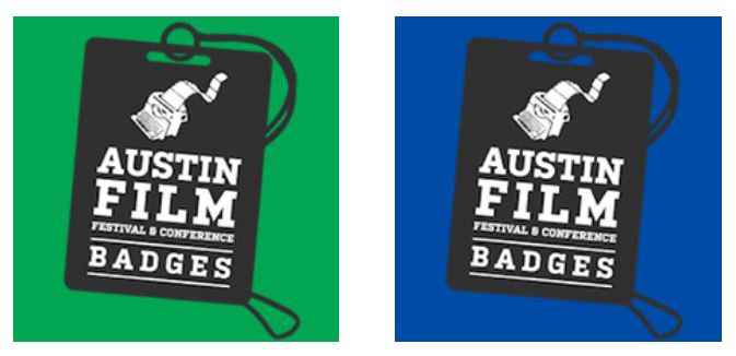 Austin Film Festival Badges