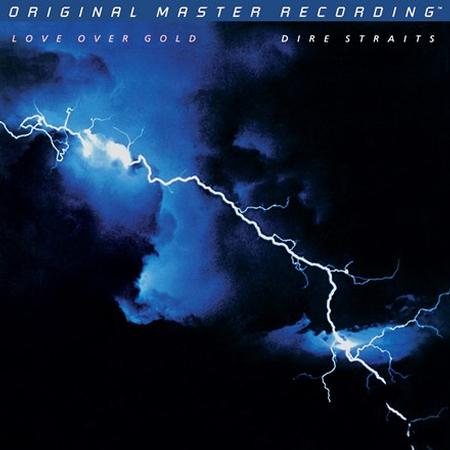 Greatest lightning album cover ever! Dire Straits "Love Over Gold"