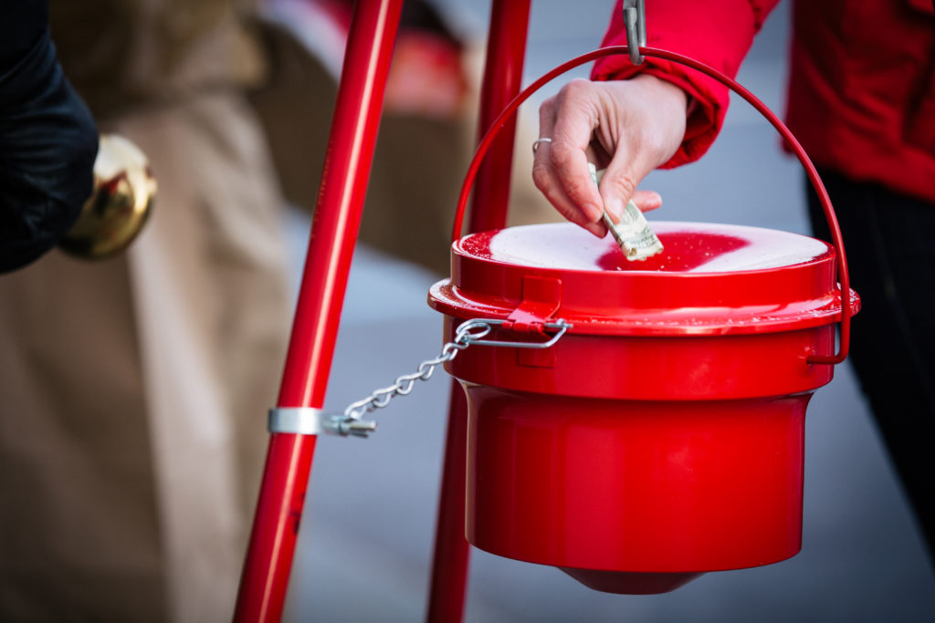 Salvation Army kettle