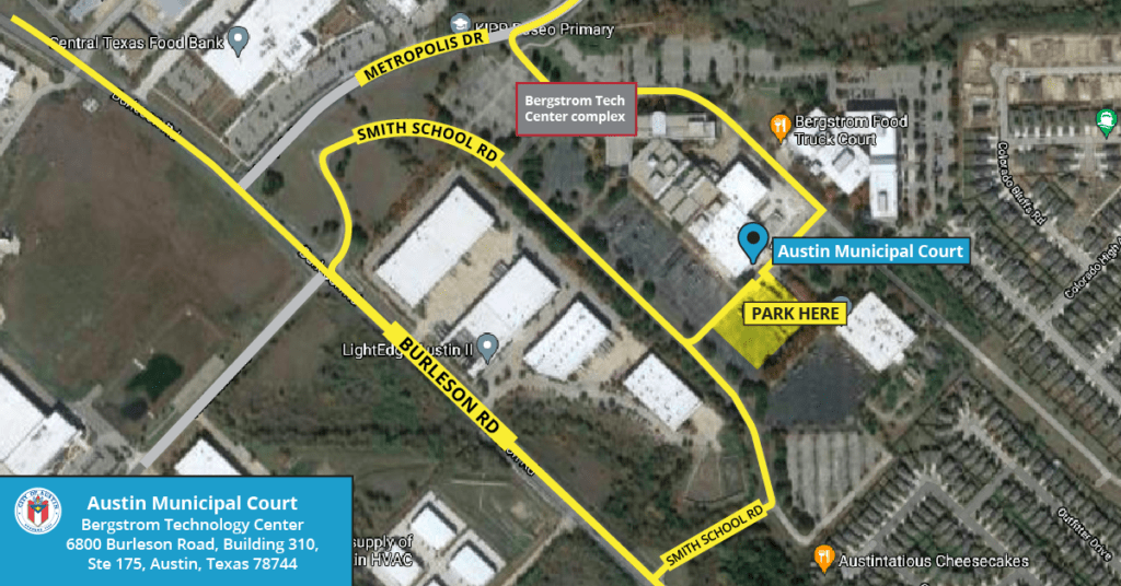 Austin Municipal Court Map