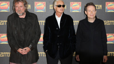 robertplantjimmypageandjohnpauljonesatthe