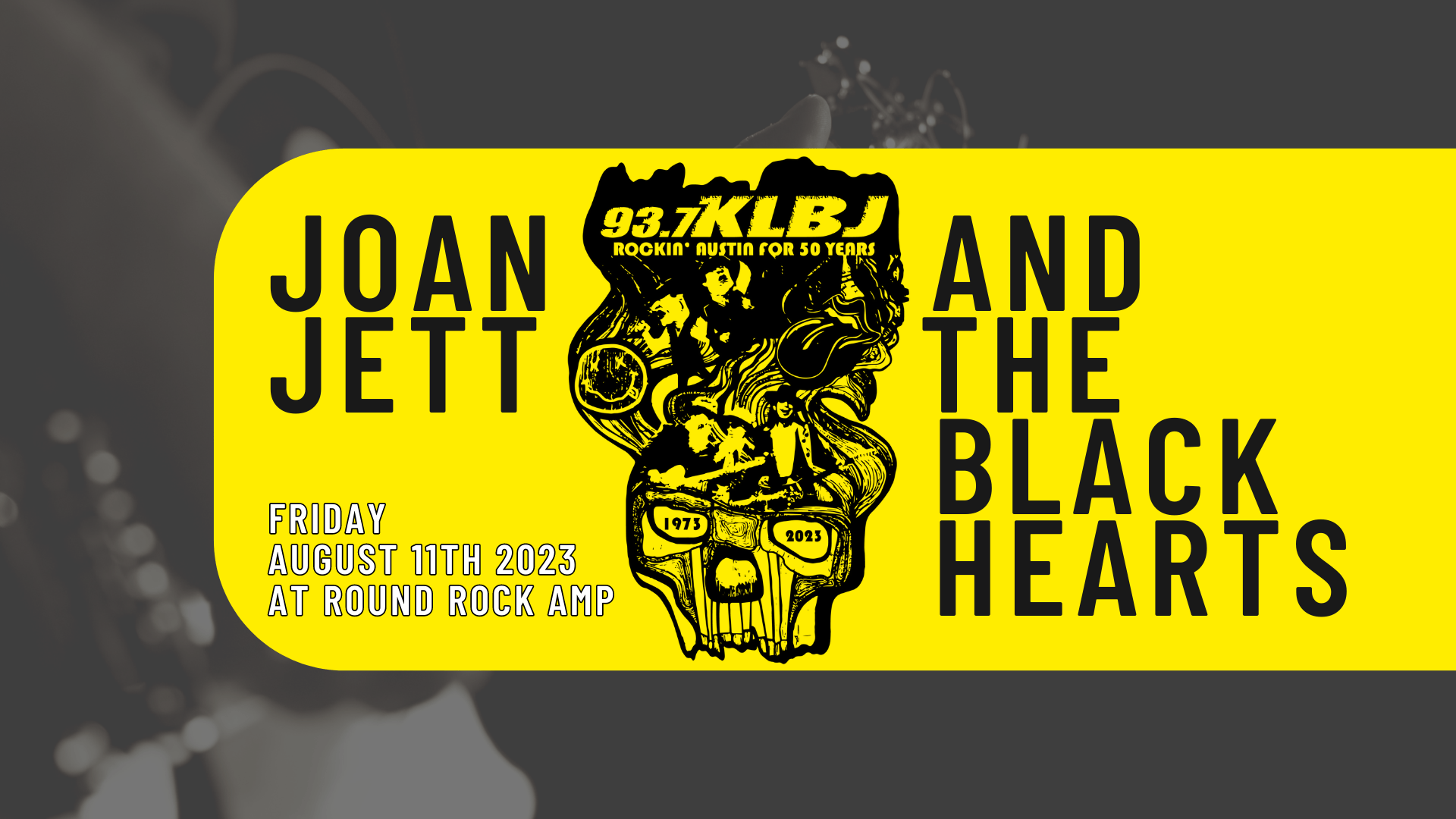 50th anniversary show for KLBJFM: Joan Jett and the Black Hearts