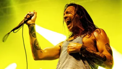 Incubus perform in concert at Razzmatazz stage on August 26^ 2018 in Barcelona^ Spain.