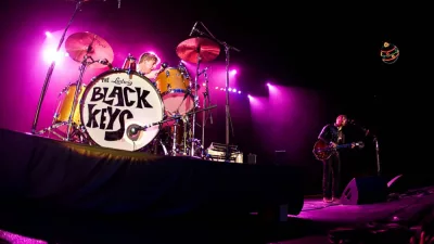 Singer/guitarist Dan Auerbach and Drummer Patrick Carney of the Black Keys at the Deck the Hall Ball in Seattle^ WA on December 8^ 2010.