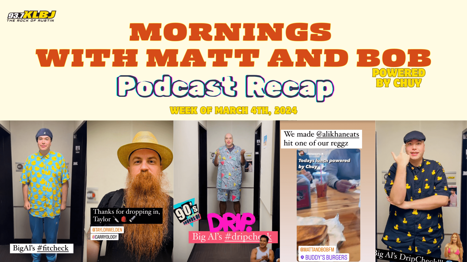 Mornings with Matt and Bob Podcast recap header