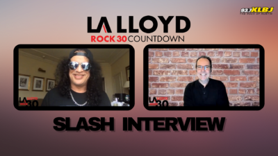 LA lloyd chats with Slash on the LA Lloyd Rock 30 Countdown