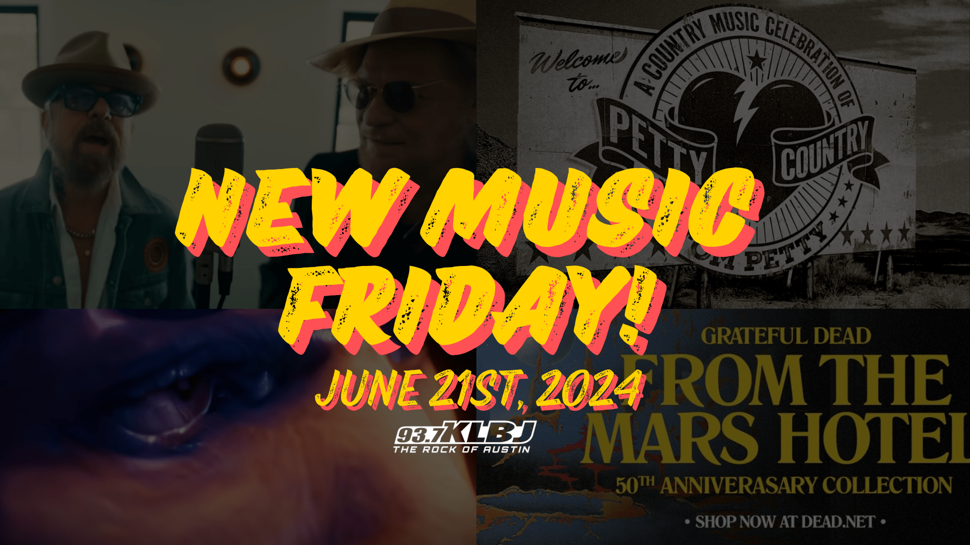 New Music Friday header June 21st, 2024