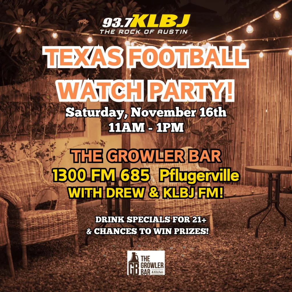 watch party 11/16 with drew + klbj