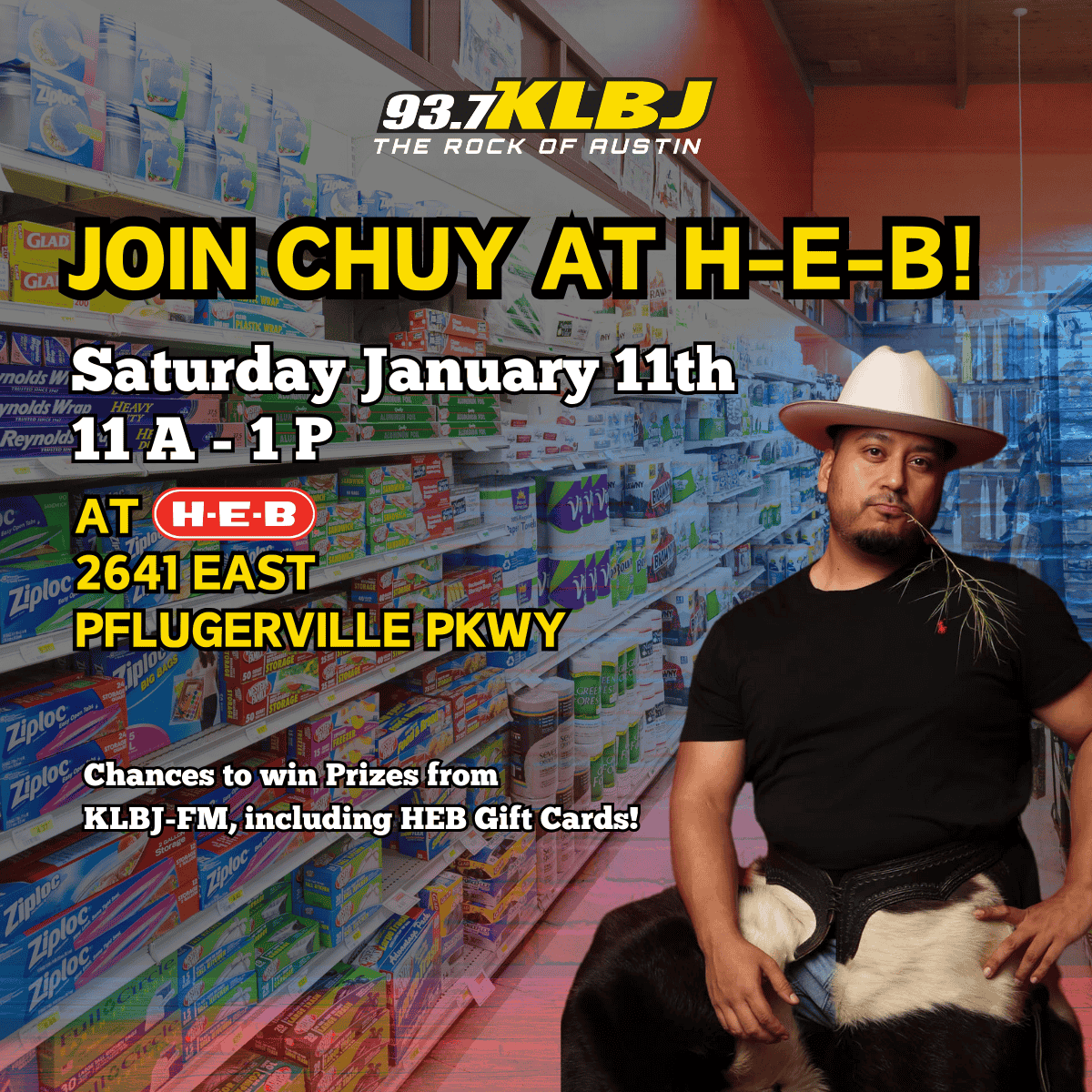 Chuy at HEB pflug 1/11/2025